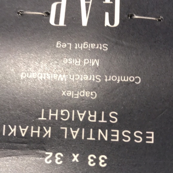 Essential Khaki Straight GapFlex extra flexibility 33 x 32 color:navy blue - Picture 4 of 9